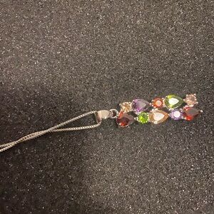 Elegant Multicolor Gemstone Necklace
